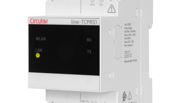 El nuevo conversor inalámbrico Line-TCPRS1 de Circutor tiene Wi-Fi y Ethernet