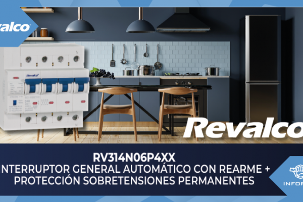 RV314N06P4XX de Revalco: Interruptor con rearme y protección avanzada