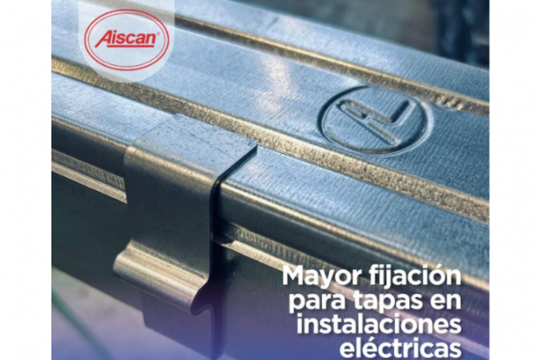 Aiscan presenta un accesorio de fijación resistente al viento para tapas en exteriores