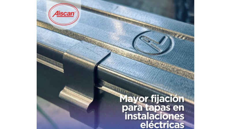 Aiscan presenta un accesorio de fijación resistente al viento para tapas en exteriores